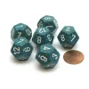 Dice>Speckled 18mm 12 Sided D12 Chessex Dice, 6 Pieces - Sea - Your Source for Gaming Essentials