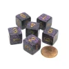 Dice>Speckled 15mm 6 Sided D6 Polyhedral Chessex Dice, 6 Pieces - Hurricane - Your Source for Gaming Essentials