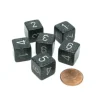 Dice>Speckled 15mm 6 Sided D6 Polyhedral Chessex Dice, 6 Pieces - Ninja - Your Source for Gaming Essentials