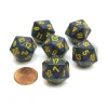 Dice>Speckled 20 Sided D20 Chessex Dice, 6 Pieces - Twilight - Your Source for Gaming Essentials