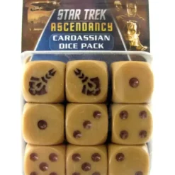 Dice>Star Trek Ascendancy: Cardassian Dice Set (9 Dice) - Your Source for Gaming Essentials