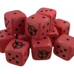 Dice>Star Trek Ascendancy: Klingon Dice Set (10 Dice) - Your Source for Gaming Essentials