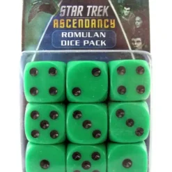 Dice>Star Trek Ascendancy: Romulan Dice Set (9 Dice) - Your Source for Gaming Essentials