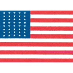 Stewart 948 HO United States 1912-1959 48 Star Flag Pole and Base - Your Source for Gaming Essentials* Trains