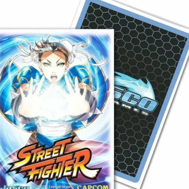 Cards>Street Fighter Chun-Li 100 Standard Size Card Sleeves - Your Source for Gaming Essentials