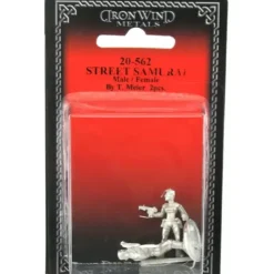 Tabletop Miniatures>Street Samurai Male and Female #20-562 Shadowrun RPG Metal Ral Partha Figure - Your Source for Gaming Essentials