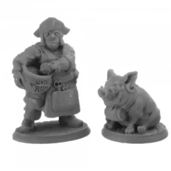 Tabletop Miniatures>Stumpy Dan McGinty and Grog Hog #30043 Reaper Legends Unpainted Plastic - Your Source for Gaming Essentials