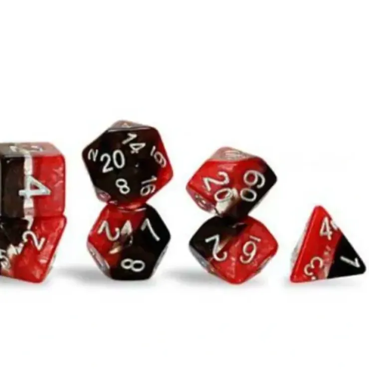 Dice>Supernova Dice 7 Piece Polyhedral DnD Dice Set - Magma - Your Source for Gaming Essentials
