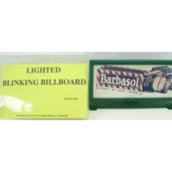 T&C Barbasol Lighted Blinking Billboard - Your Source for Gaming Essentials* Trains