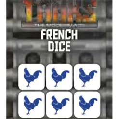 Dice>Tanks: The Modern Age - French Dice Set (6 Dice) - Your Source for Gaming Essentials