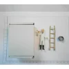 Taura Figures 13.16 White Metal Man With Spoon, Pot, And Ladder Figure - Your Source for Gaming Essentials* Trains