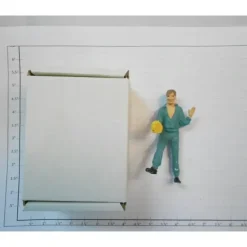 Taura Figures 13.22 White Metal Man Car Wash Figure - Your Source for Gaming Essentials* Trains