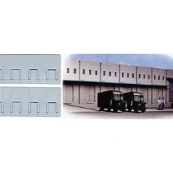 The N Scale Architect 30046 Low Relief Concrete Warehouse - Kit (Resin) - Your Source for Gaming Essentials* Trains