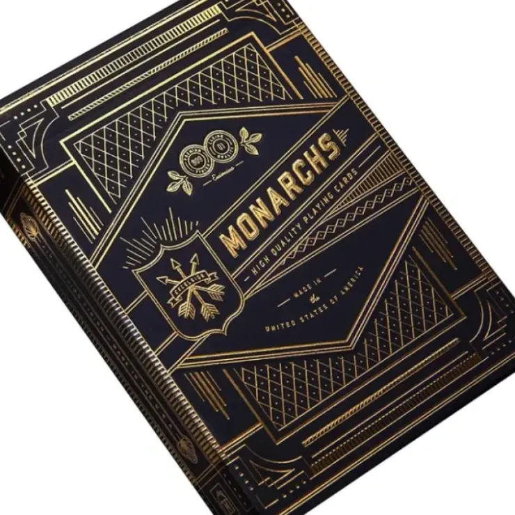 Cards>Theory11 Monarchs Playing Cards - 1 Sealed Navy Blue Deck - Your Source for Gaming Essentials
