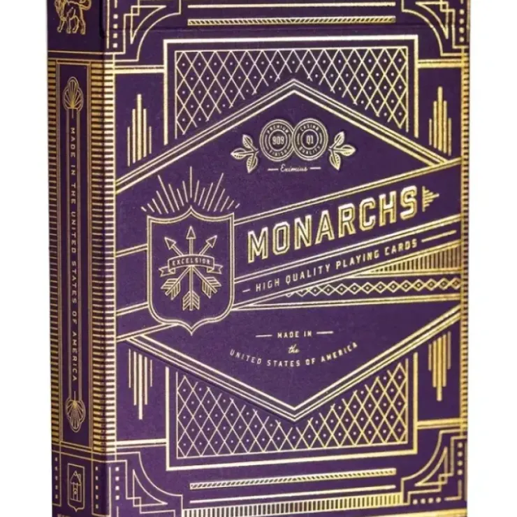 Cards>Theory11 Purple Monarchs Playing Cards - Your Source for Gaming Essentials