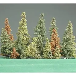 Timberline Scenery 190 Pine Tree Assorted 1/2-6" 17/ - Your Source for Gaming Essentials* Trains