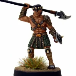 Tabletop Miniatures>Traazorite: Pit Fighter - Unpainted 32mm Scale Freeblades Metal Figure - Your Source for Gaming Essentials