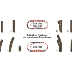Trix 62900 HO C Track Large Extention Set - Your Source for Gaming Essentials* Trains