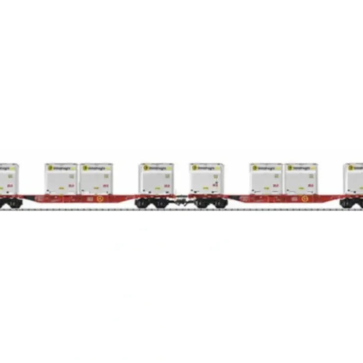 Trix 24110 HO Exclusive Type Sgns Flatcar with WoodTainer XS Load 2-Pack - Your Source for Gaming Essentials* Trains