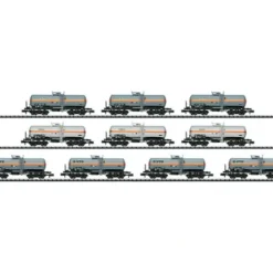 Trix 15414 N Clorine Gas Tank Wagons (Set of 10) - Your Source for Gaming Essentials* Trains