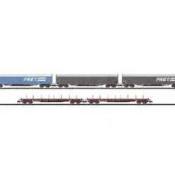 Trix 15476 N French National Railways SNCF Era VI 5-Car Freight Set - Your Source for Gaming Essentials* Trains