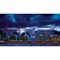 Trix 66302 N Harbor Warehouse with 2 Semi-Portal Level Luffing Slewing Cranes - Your Source for Gaming Essentials* Trains