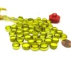 Board Games>Tube of 40 Glass Gaming Stones (12-15mm) - Crystal Yellow - Your Source for Gaming Essentials