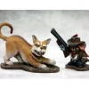 Tabletop Miniatures>Unpainted Angela & Scooter, Mousling Cowgirl, Hound Chronoscope - Your Source for Gaming Essentials