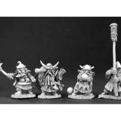 Tabletop Miniatures>Unpainted Dwarven Engineer & Crew 4P 06060 Dark Heaven Army - Your Source for Gaming Essentials