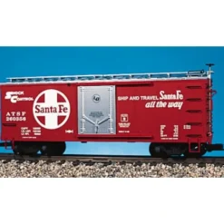 USA Trains 19048A G Atchison, Topeka & Santa Fe Steel Boxcar #260356 - Your Source for Gaming Essentials* Trains