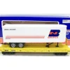 USA Trains 17018 G Burlington Northern Piggyback Flatcar with Trailer - Your Source for Gaming Essentials* Trains
