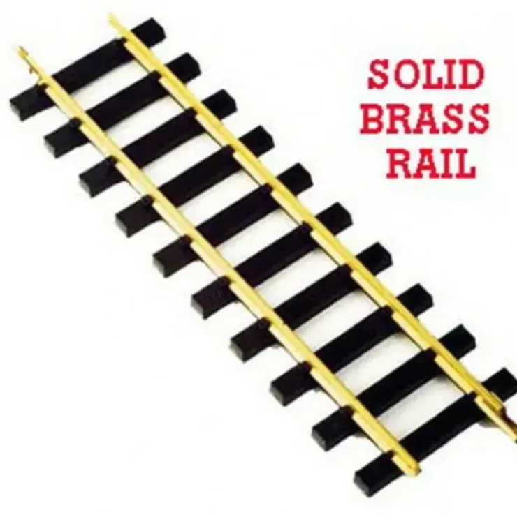 USA Trains 81065 G 60" Extra Long Brass Straight Tracks (6 Pieces) - Your Source for Gaming Essentials* Trains