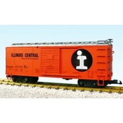 USA Trains 19089 G Illinois Central Steel Boxcar #12191 Orange - Your Source for Gaming Essentials* Trains