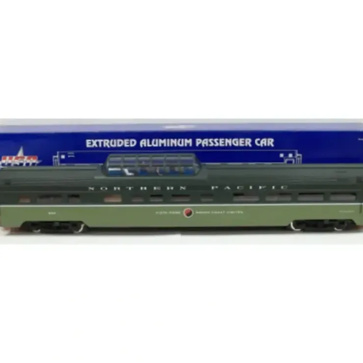 USA Trains 31086 G Northern Pacific Aluminum "North Coast Limited" Vista Dome - Your Source for Gaming Essentials* Trains
