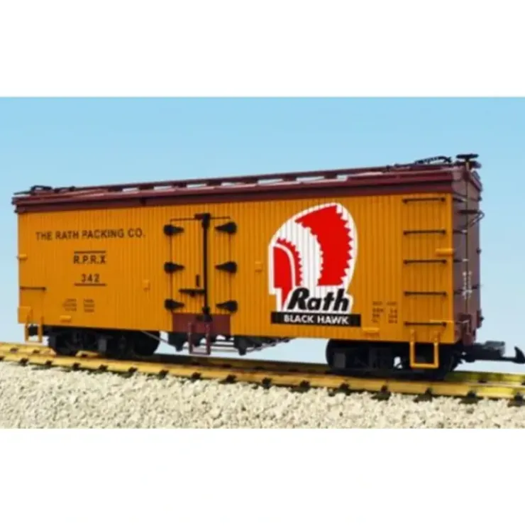 USA Trains 16365 G Rath Packing Co. Wood Ice Reefer Car #342 NIB - Your Source for Gaming Essentials* Trains