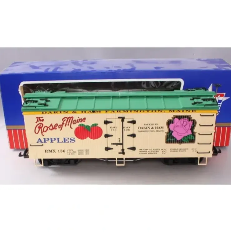 USA Trains 16274 G Rose of Maine Apples "American Series"(R) Refrigerator Cars - Your Source for Gaming Essentials* Trains
