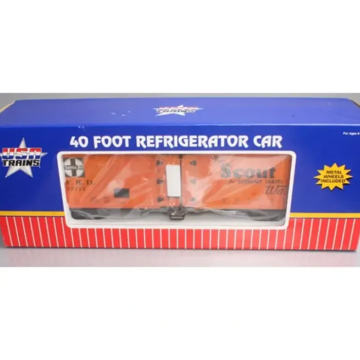 USA Trains 16504 G Santa Fe "Scout" 40' Refrigerator Car - Your Source for Gaming Essentials* Trains