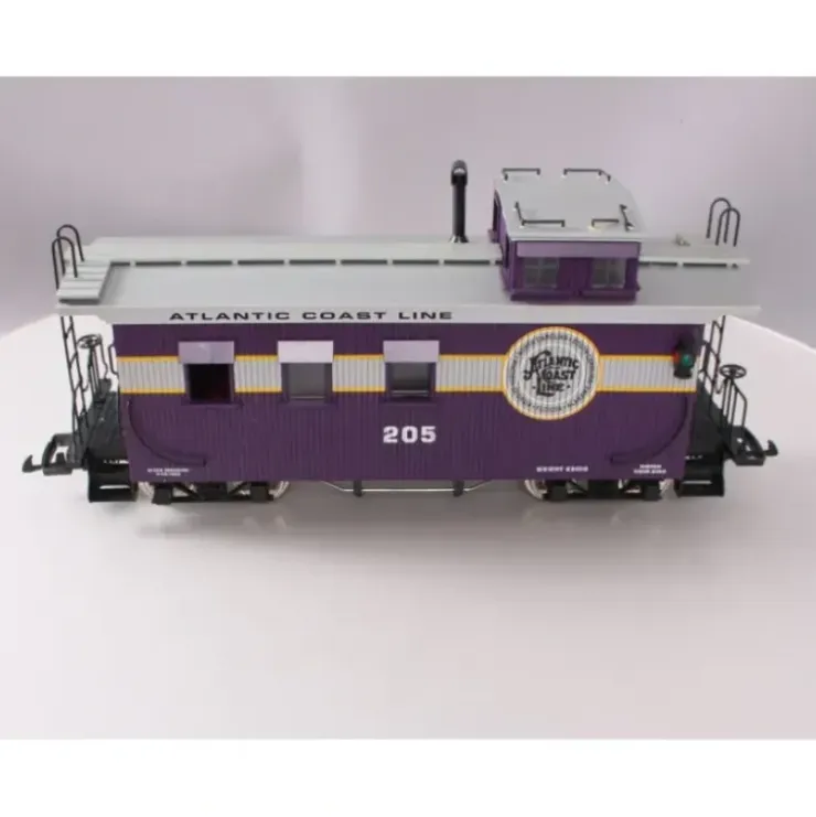 USA Trains R12015 G Atlantic Coast Line Wood Side Caboose #205 (Metal Wheels) - Your Source for Gaming Essentials* Trains