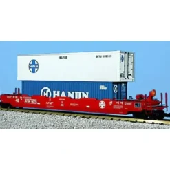 USA Trains R17112 G ATSF Gunderson Husky Stack with 2 Containers #3 - Your Source for Gaming Essentials* Trains