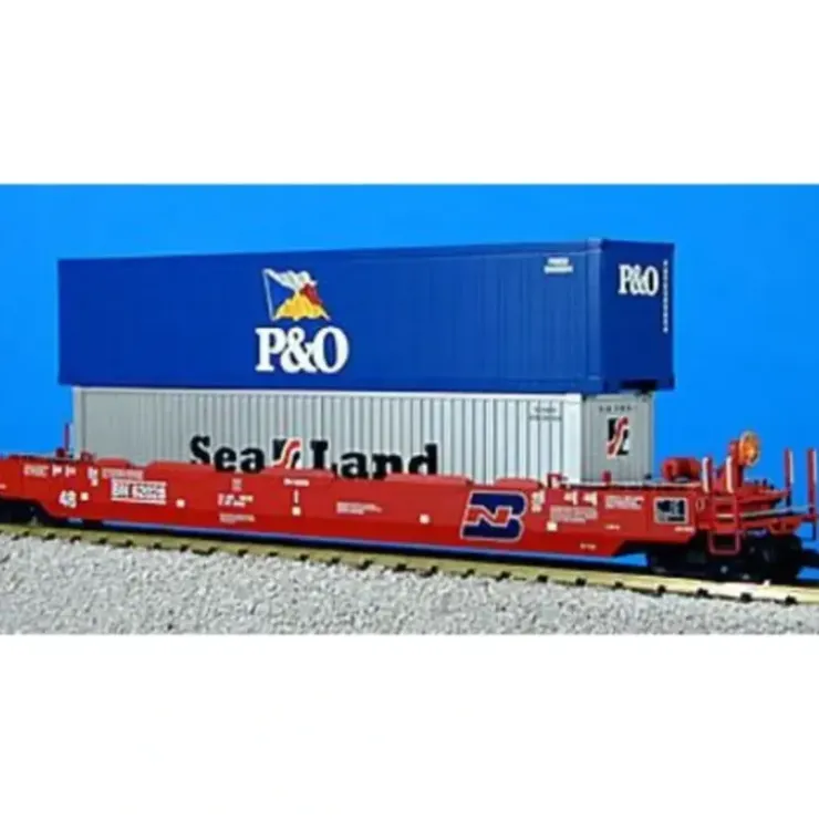 USA Trains R17106 G BN Gunderson Husky Stack with Containers #1 (Set of 3) - Your Source for Gaming Essentials* Trains