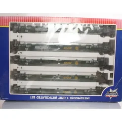 USA Trains R17155 G BNSF Intermodal 5 Unit Articulated Set without Containers - Your Source for Gaming Essentials* Trains