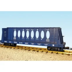 USA Trains R17408 G White Pass & Yukon Centerbeam Flatcar Blue - Your Source for Gaming Essentials* Trains