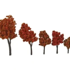 Walthers 949-1155 Autumn Trees with Pin Base 1.6"-4" (Pack of 10) - Your Source for Gaming Essentials* Trains