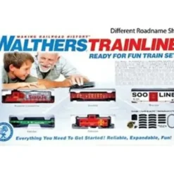 Walthers 931-872 Canadian Pacific Ready-for-Fun HO Gauge Diesel Train Set - Your Source for Gaming Essentials* Trains