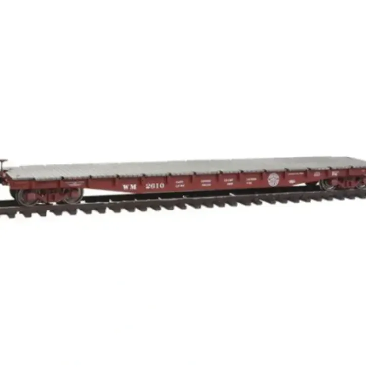 Walthers 920-104114 HO 53' AAR Flatcar - Ready to Run Western Maryland #2610 - Your Source for Gaming Essentials* Trains