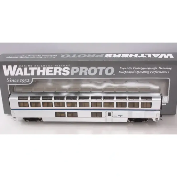 Walthers 920-11043 HO Amtrak 85' Pullman-Standard Superliner Lounge Phase IVb - Your Source for Gaming Essentials* Trains