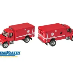 Walthers 949-11931 HO Assembled International 4300 EMS Ambulance - Your Source for Gaming Essentials* Trains
