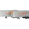 Walthers 949-2353 HO Assembled J.A. Garvey 32' Trailer (Pack of 2) - Your Source for Gaming Essentials* Trains