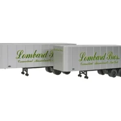 Walthers 949-2352 HO Assembled Lombard Bros. 32' Trailer (Pack of 2) - Your Source for Gaming Essentials* Trains