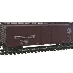 Walthers 910-2401 HO Baltimore & Ohio 40' Steel Boxcar w/Dreadnaught End #465366 - Your Source for Gaming Essentials* Trains